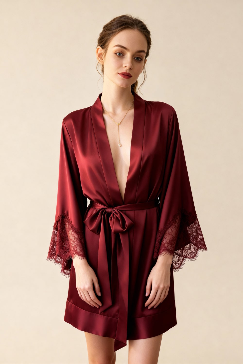 Chemise de nuit Harmony Rouge