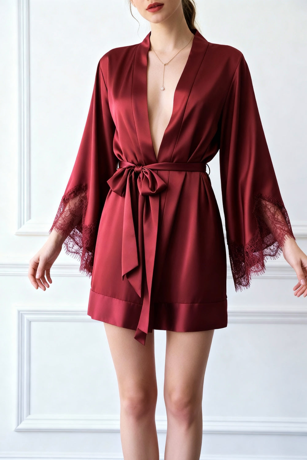 Chemise de nuit Harmony Rouge