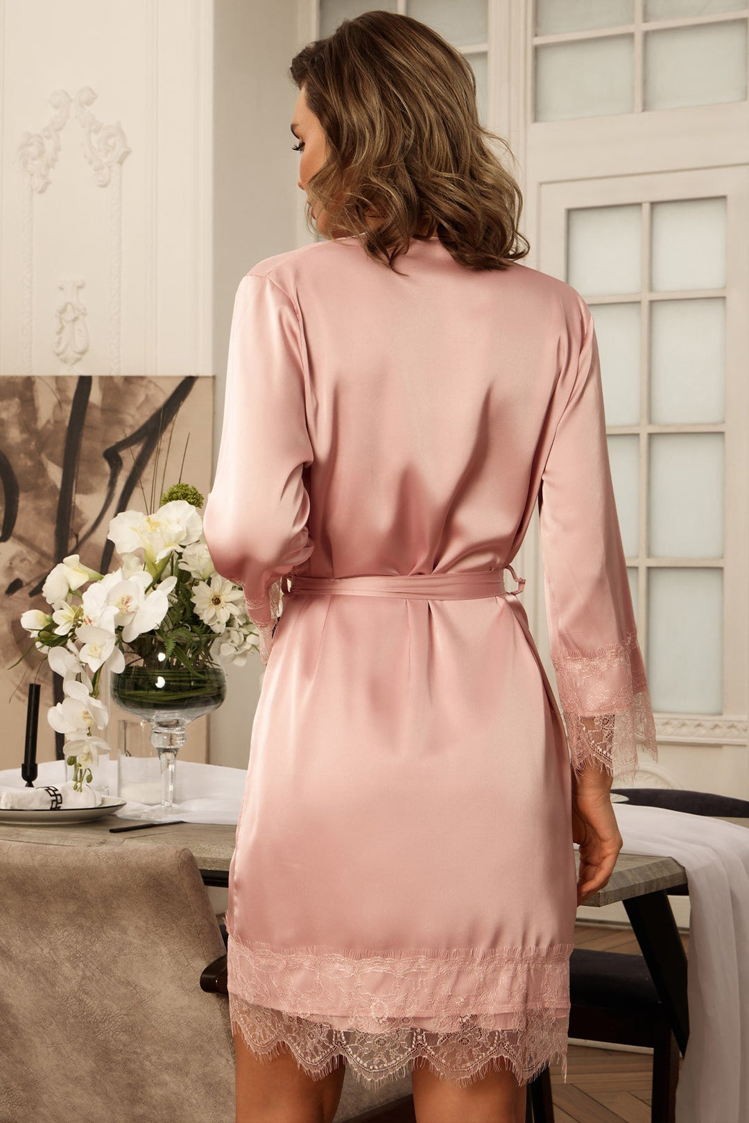 Ensemble nuisette et peignoir Titania Rose